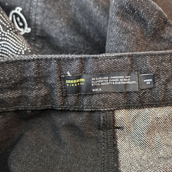 Finesse Jacko Printed Patchwork Pants Jeans size S US 4-6 NWOT Statement - Picture 10 of 11